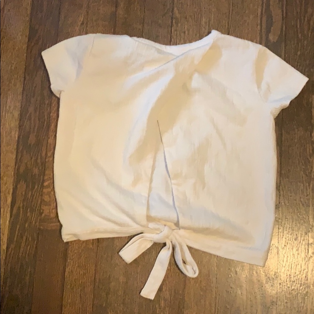 Madewell short sleeve off white shirt fits like xs - Picture 2 of 3